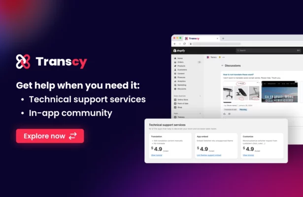 Technical Support Services & In-app Community