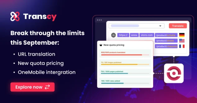 URL Translation, New Quota Pricing, And More!