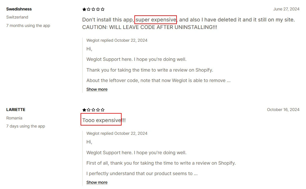 negative-reviews-about-weglot-pricing