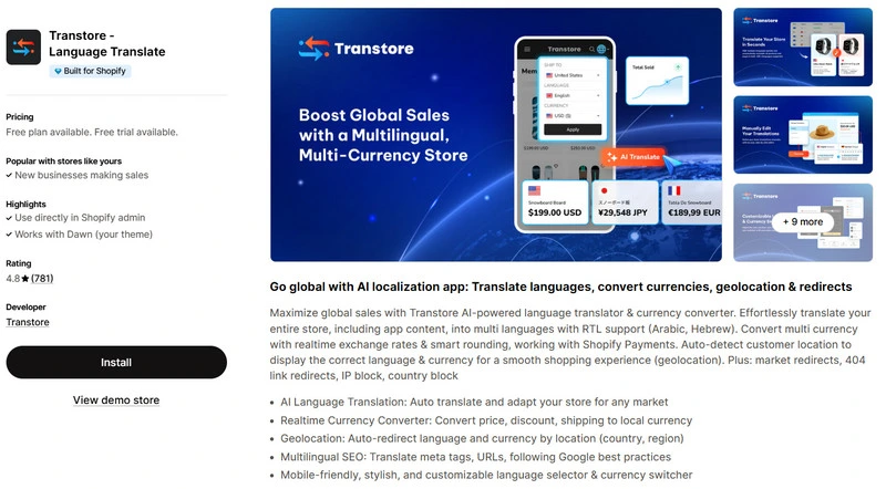 transtore-best-shopify-translation-apps