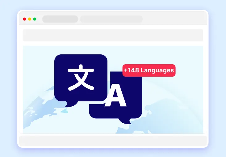 1. Go global with native precision for 148 languages