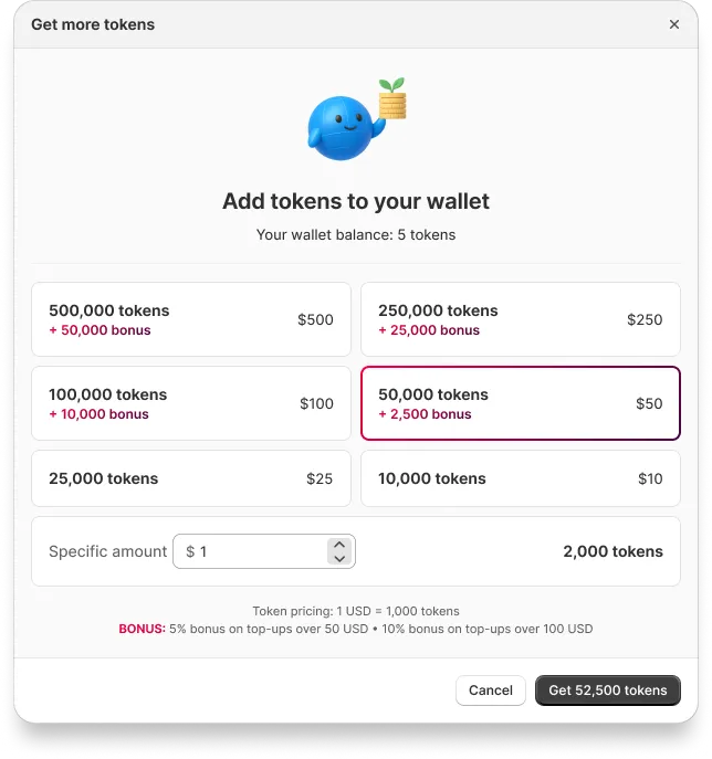 purchase-more-tokens