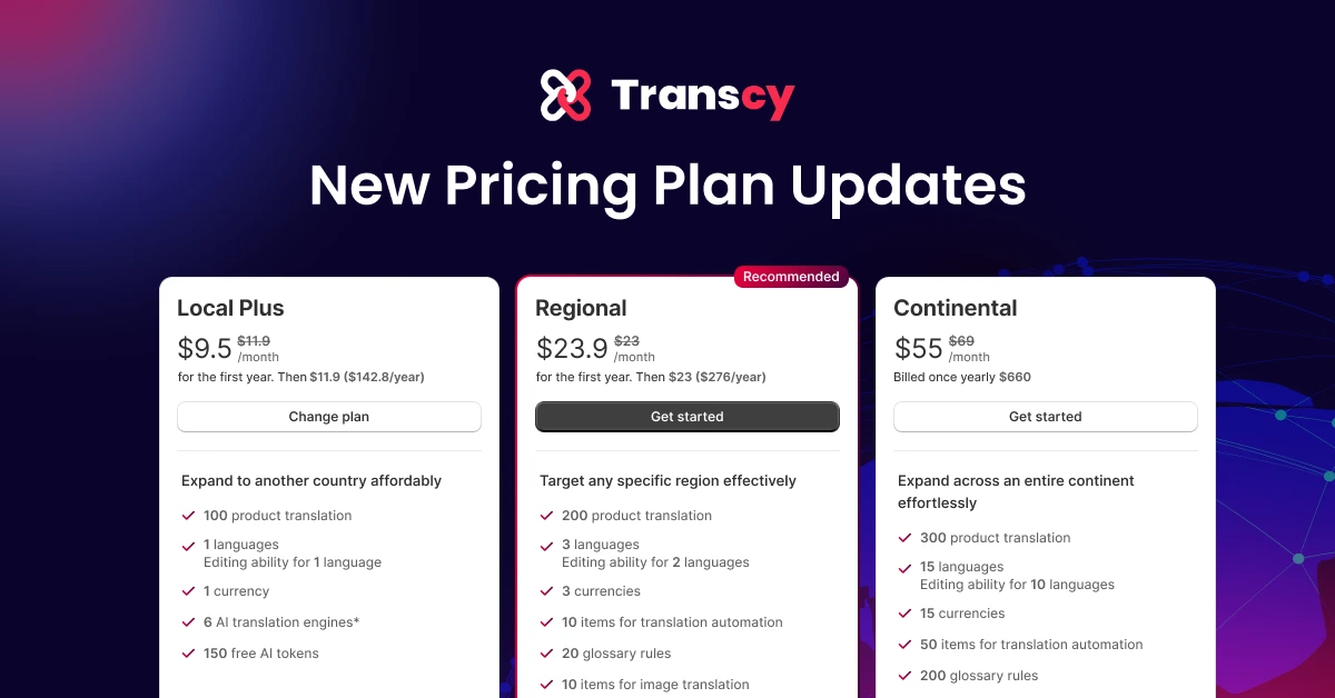 Transcy’s New Pricing Plans: What You Need To Know