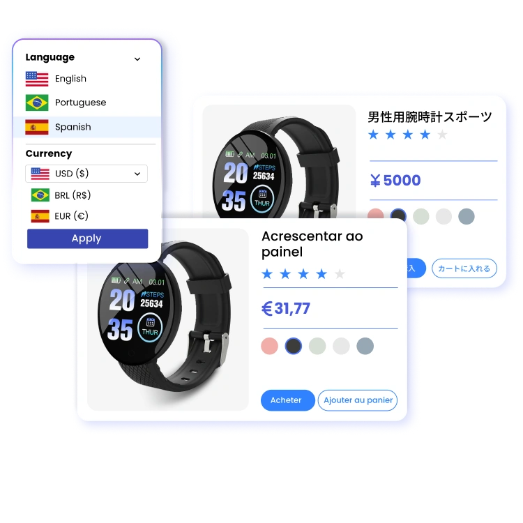 Make Pricing Feel Local in <span>168+ Currencies</span>